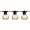 GBC 22.0250.20 - Outdoor String Light Set 10 Bulbs 3000K 8m IP44 Black